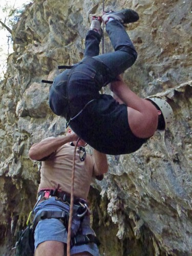 Markus Helps Brent Out Of The Crucifix