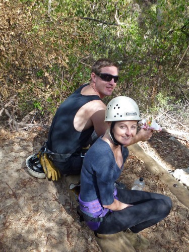 Brent And Sarah Share A Moment