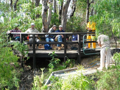 Relaxing at Calgardup