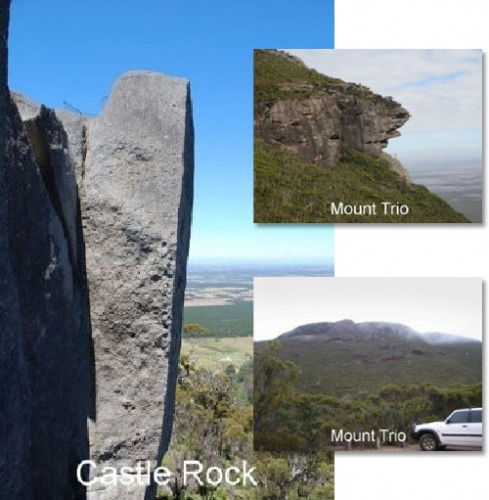 Mt Trio and Castle Rock