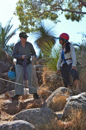 Evi talks ropes to Intan