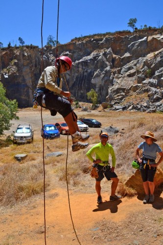 Changing to another rope