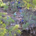 Abseiling At Brides Cave