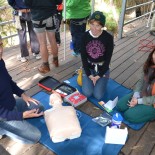 Joanne and Liz learn CPR